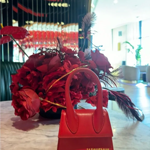 Jacquemus Le Chiquito Red Mini Bag - Picture 3 of 7